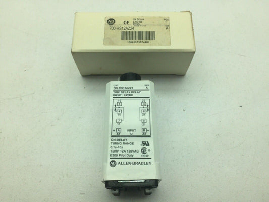 Allen Bradley 700-HS12AZ24/A On-Delay Timing Range 12A 120VAC Series A