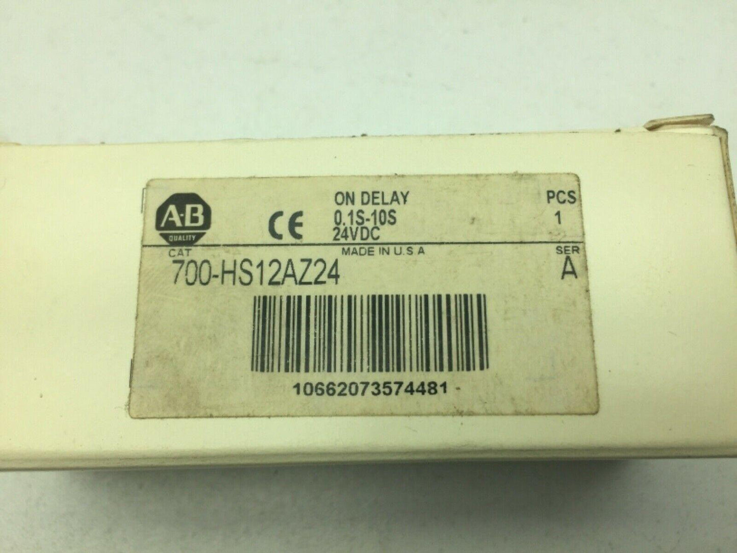 Allen Bradley 700-HS12AZ24/A On-Delay Timing Range 12A 120VAC Series A