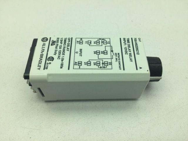 Allen Bradley 700-HS22BZ12/A Time Delay Relay 180 Seconds 12A Series A 12VDC