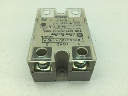 Allen Bradley 700-SH40GA12/A Solid State Relay 40A 240VAC Series A