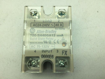 Allen Bradley 700-SH40GA12/A Solid State Relay 40A 240VAC Series A