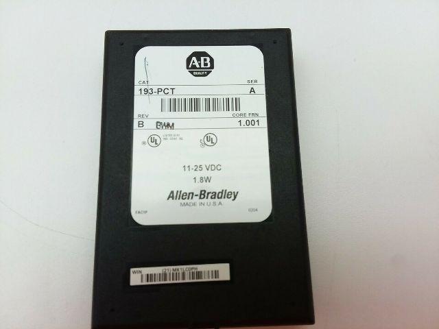 Allen Bradley 193-PCT/A Programming Control Terminal 11-25VDC Series A