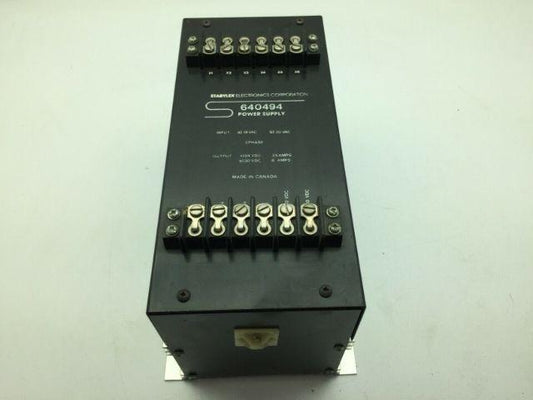 Stabylex Electronics Corporation 640494 Power Supply 3 Phase 19VAC 30VAC