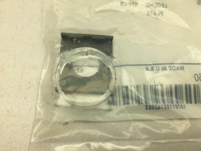 Allen Bradley 800MS-WS50/C On-Off Legend Plate Lot of 9