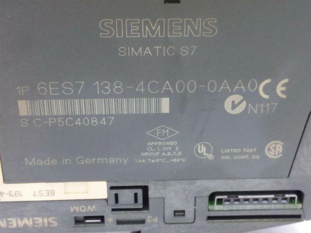 Siemens 6ES7 138-4CA00-0AA0 Simatic S7 Power Module Lot of 5