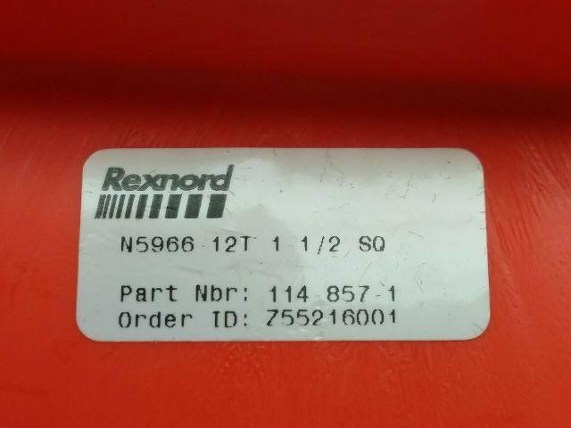Rexnord N5966-12T 1 1/2sq Sprocket Lot of 7