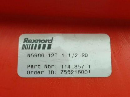 Rexnord N5966-12T 1 1/2sq Sprocket Lot of 7
