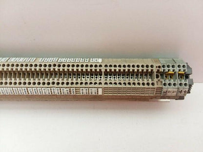Weidmuller WDU 4 DIN Rail Mount 65 Assorted Terminal Blocks
