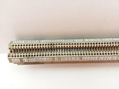 Weidmuller WDU 4 DIN Rail Mount 65 Assorted Terminal Blocks