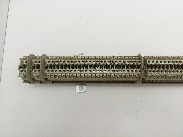 Weidmuller WK4/U DIN Rail Mount 128 Terminal Blocks