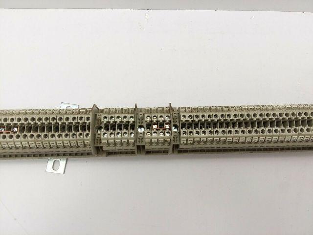 Weidmuller WK4/U DIN Rail Mount 128 Terminal Blocks
