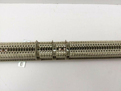 Weidmuller WK4/U DIN Rail Mount 128 Terminal Blocks