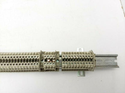 Weidmuller WK4/U DIN Rail Mount 128 Terminal Blocks