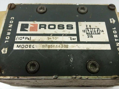Ross W7056A4332 Pneumatic Valve 1-10 bar 3/4 NPT