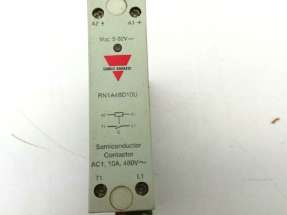 Carlo Gavazzi RN1A48D10U Solid State Relay Semiconductor Contactor 480V 10A