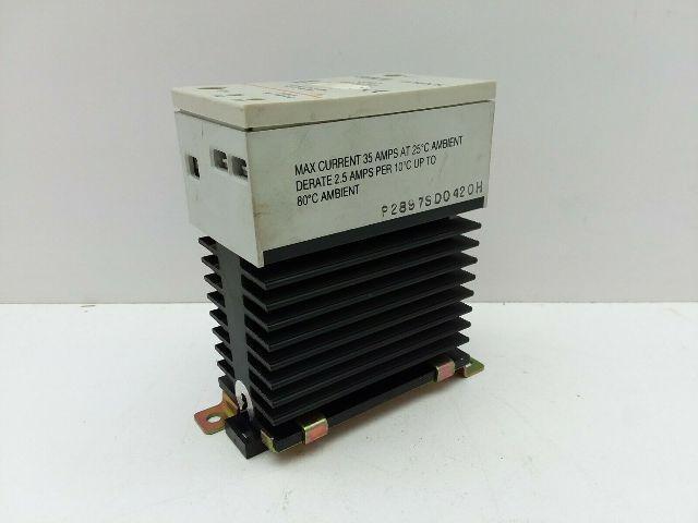 Crouzet 84130110 Solid State Relay 48-660VAC 35A DIN Rail Mount