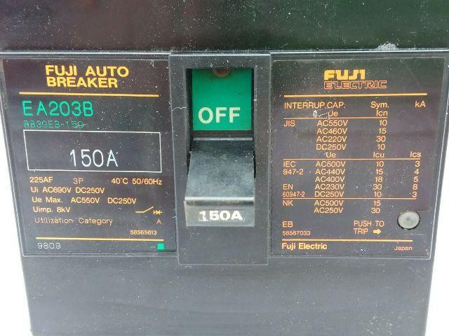 Fuji Electric BB3GEB-150 Circuit Breaker 3 Pole 150A 690VAC