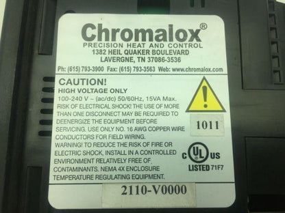 Chromalox 2110-V0000 Temperature Controller 100-240V 15VA
