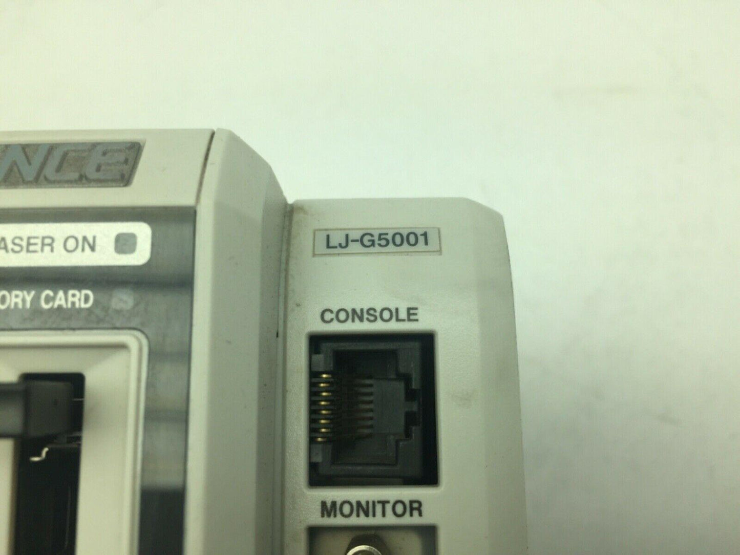 Keyence LJ-G5001 2D Laser Displacement Sensor Module DIN Rail Mount