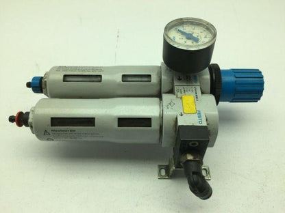 Festo LFR-D-MINI-A Filter Regulator 240PSI W/LF-D-5M-MINI-A Air Filter 1/2NPT