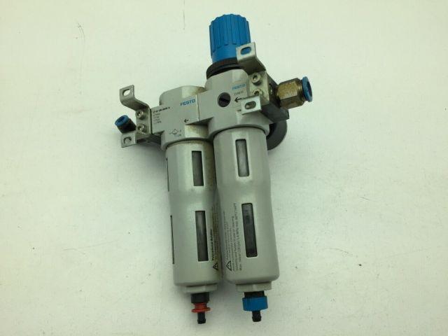 Festo LFR-D-MINI-A Filter Regulator 240PSI W/LF-D-5M-MINI-A Air Filter 1/2NPT
