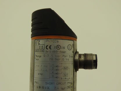 Festo IFM Air Filter Regulator Pressure Monitor Sensor 175PSI 1/8" NPT
