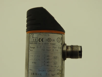 Festo IFM Air Filter Regulator Pressure Monitor Sensor 175PSI 1/8" NPT