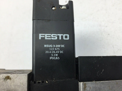 Festo MUHX2-ZP-D-1-24G Solenoid  Valve 145 PSI W/NASE-1/4-1-ISO 1/4" NPT