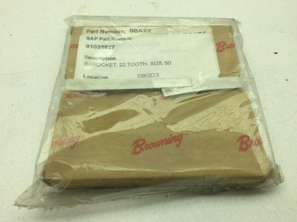 Browning 50A22 2" Bore 22 Teeth Size 50