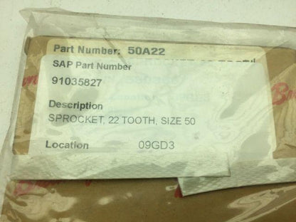 Browning 50A22 2" Bore 22 Teeth Size 50