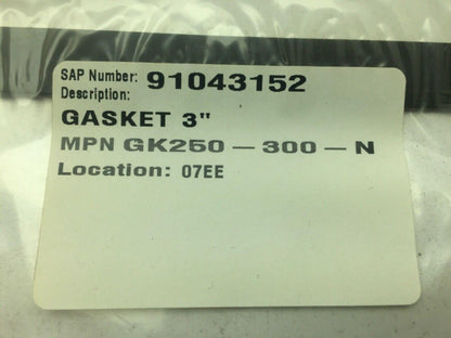 Appleton Electric GK250-300-N 3" Conduit Body Gasket Lot of 8
