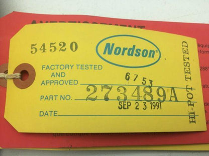 Nordson 273489 Hot Melt 4' Hose