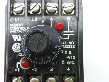Regent Controls TM2222-V12 Solid State Timer 120V