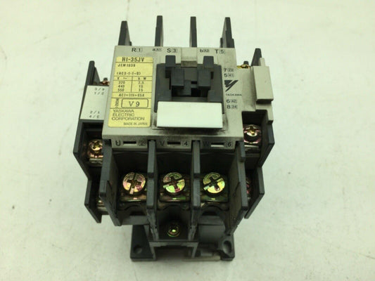 Yaskawa Electric Hi-35JV Contactor 200-240V W/TAS-211J DIN Rail Mount