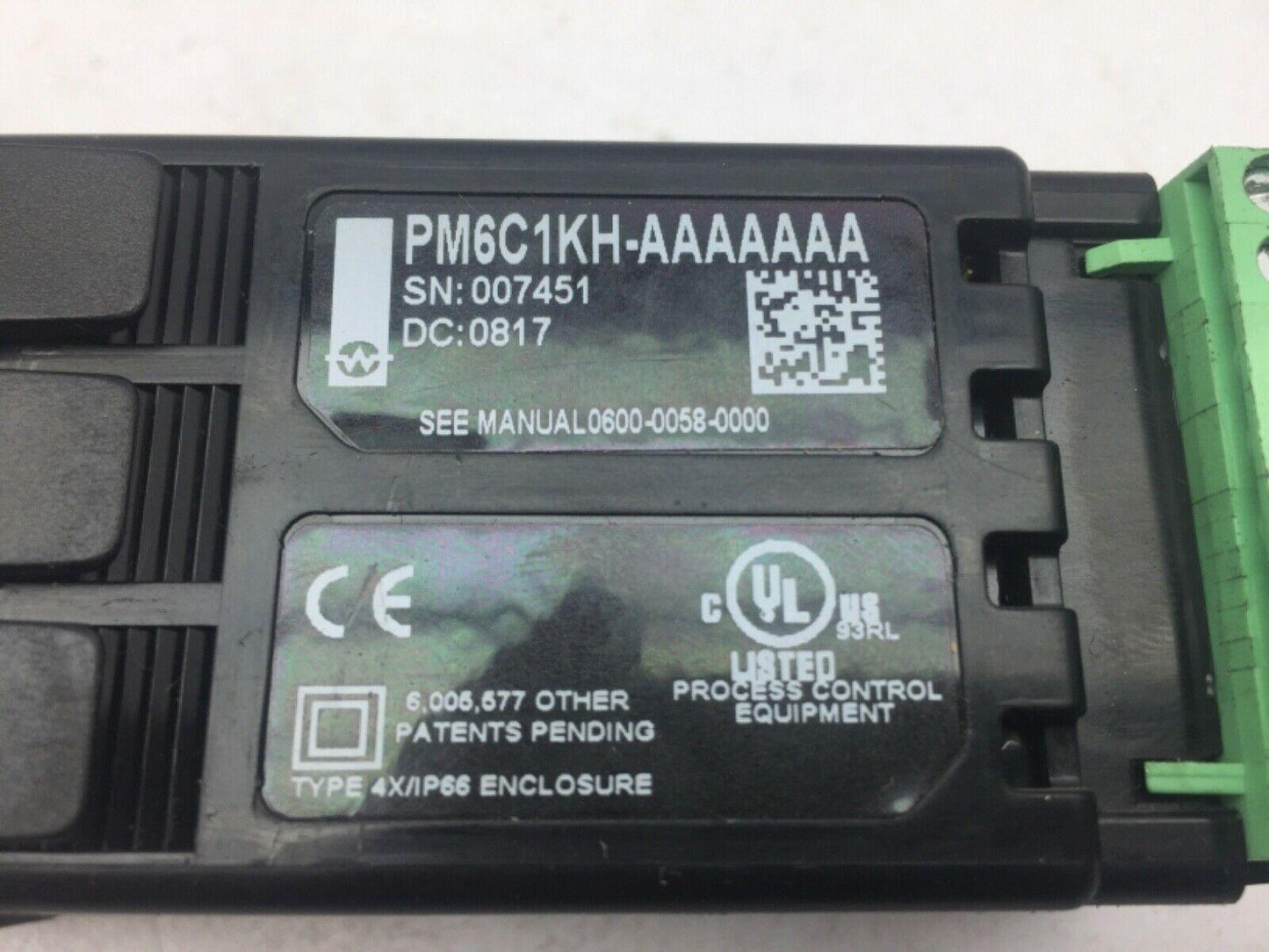 Watlow PM6C1KH-AAAAAAA EZ-Zone Temperature Controller 100-240V