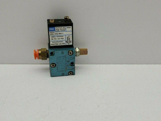 Mac 45A-AA2-RA11 Solenoid Valve 30-120 PSI 110-0120V 1/8" NPT