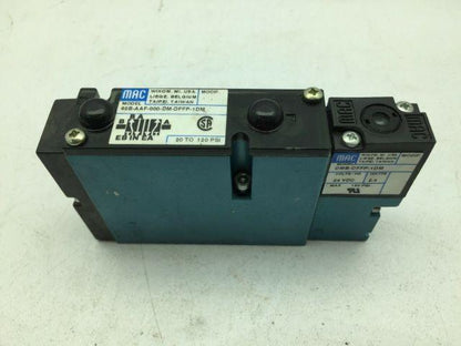 Mac 92B-AAF-000-DM-DFFP-1DM Solenoid Valve W/DMB-DffP-1DM 24V 2.4A 120PSI