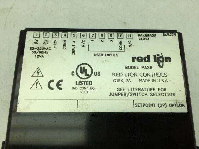 Red Lion PAXR0000 Digital Rate Meter 85-230VAC 12VA