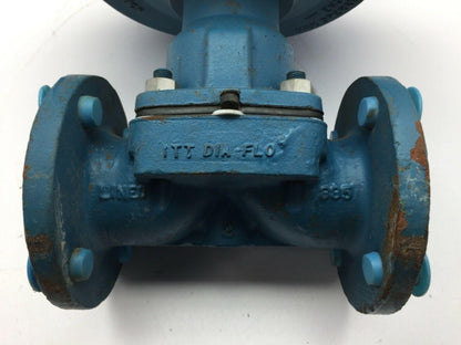 ITT 2-2556-R2-34-3350 CWP175 2" Diaphragm Actuator Valve .50 Air Motor