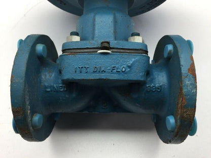 ITT 2-2556-R2-34-3350 CWP175 2" Diaphragm Actuator Valve .50 Air Motor