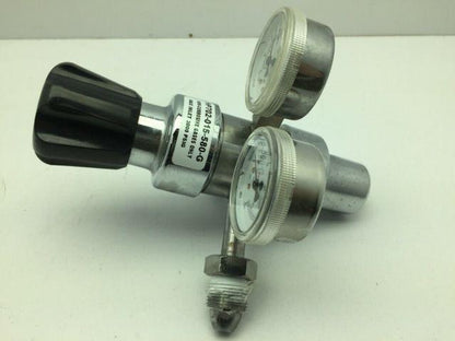 Airgas HP702-015-580-G Heavy Duty Single Stage flow gauge  Regulator 1/4"NPT