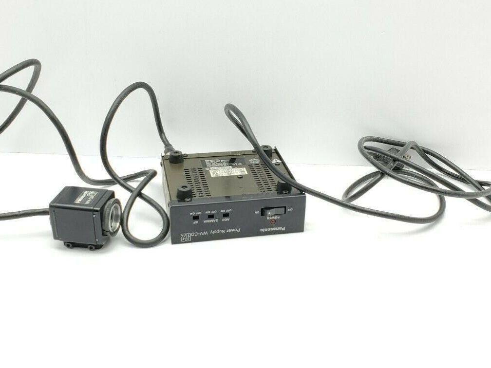 Panasonic WV-CD51 CCTV Power Supply 120VAC 12W W/Panasonic WV-CD50 Camera