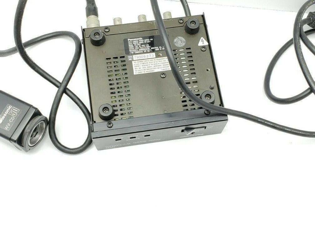 Panasonic WV-CD51 CCTV Power Supply 120VAC 12W W/Panasonic WV-CD50 Camera