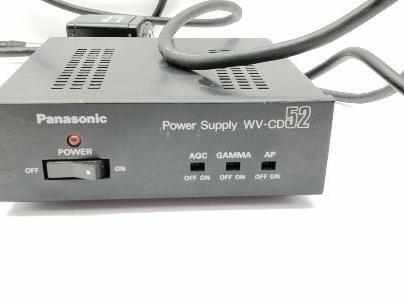 Panasonic WV-CD51 CCTV Power Supply 120VAC 12W W/Panasonic WV-CD50 Camera