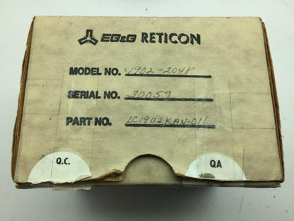 EG&G Reticon LC1902KAN-011 Line Scan Camera