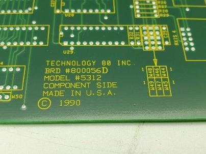 Technology 80 5312 PC Board Motion Control Board 800056D