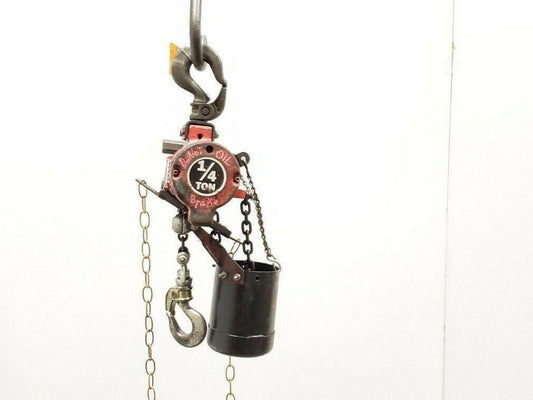 ARO 7718E 1/4 Ton 500LB Air Pneumatic Chain Hoist 8' Lift Tested