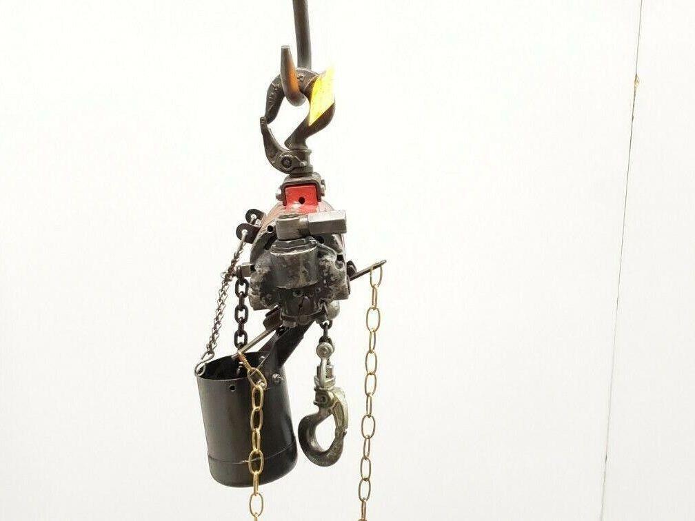 ARO 7718E 1/4 Ton 500LB Air Pneumatic Chain Hoist 8' Lift Tested