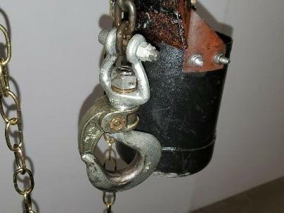 ARO 7718E 1/4 Ton 500LB Air Pneumatic Chain Hoist 8' Lift Tested