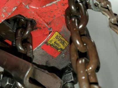 ARO 7718E 1/4 Ton 500LB Air Pneumatic Chain Hoist 8' Lift Tested